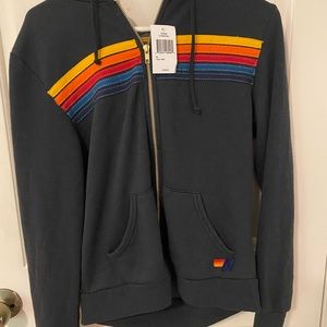 Aviator nation zip up hoodie